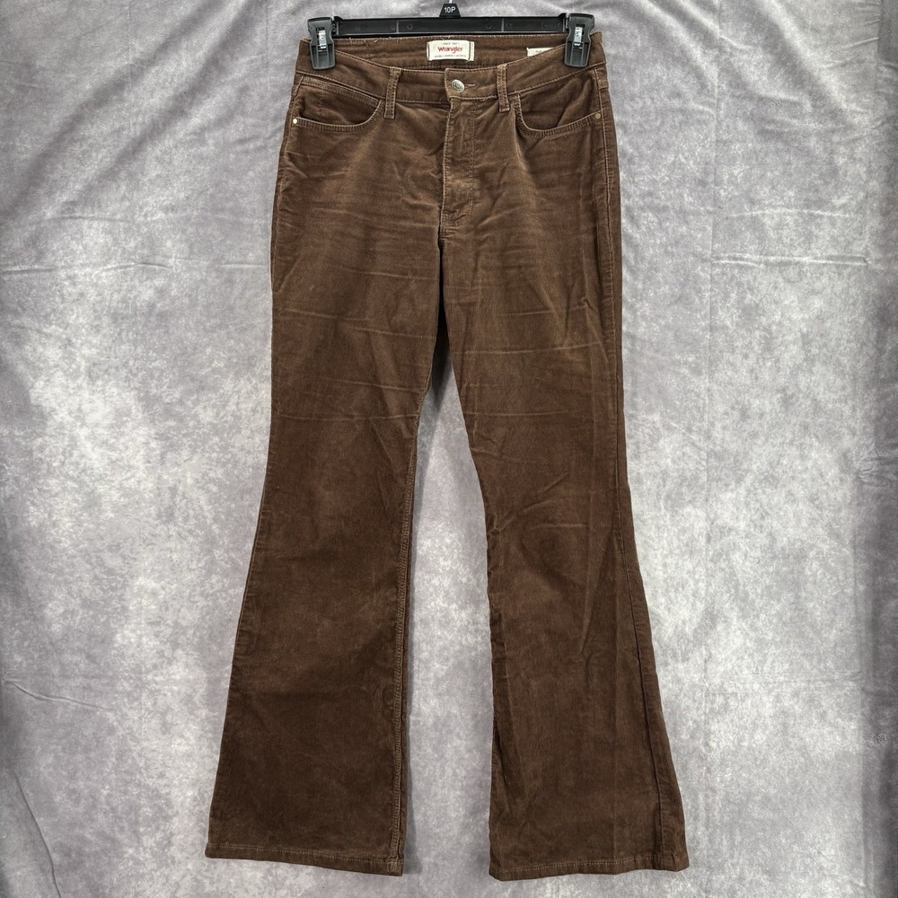 Wrangler Brown Corduroy Flare Jeans